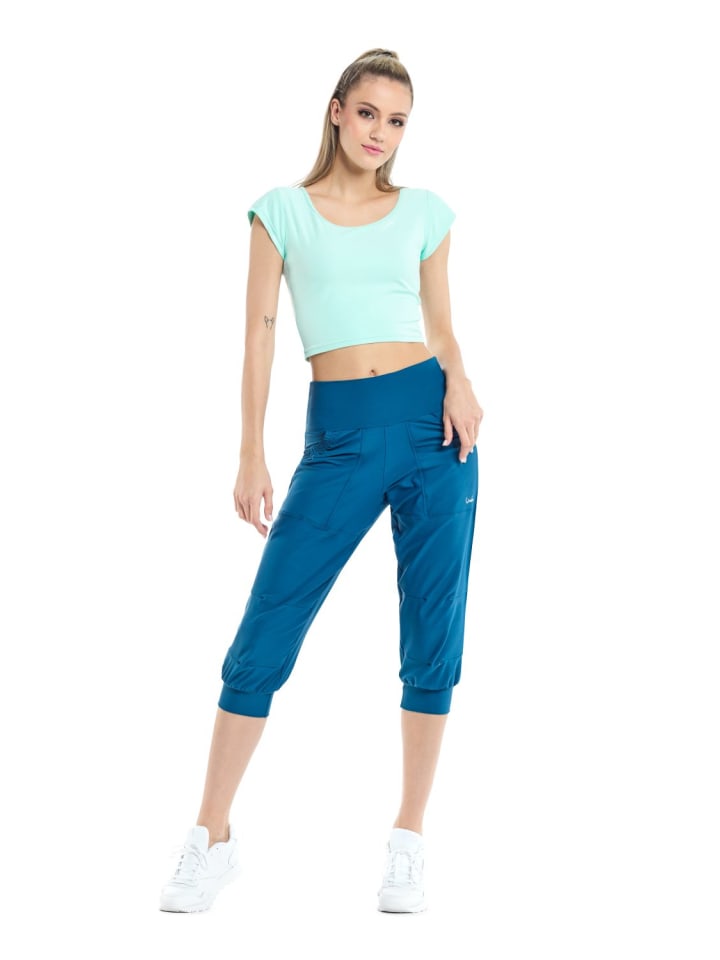 Winshape Functional Comfort ¾ Leisure Trousers LEI201C in teal green günstig kaufen