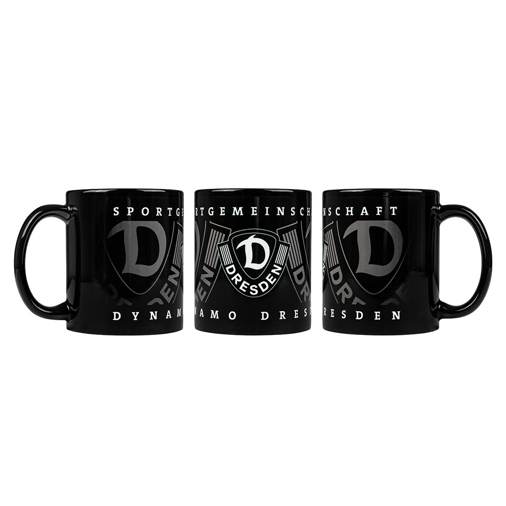 Kaffeetasse SGD schwarz-weiß
