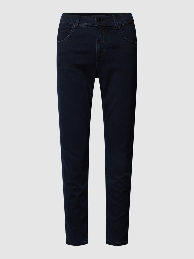 Jeans im 5-Pocket-Design Modell 'Ornella' in marineblau