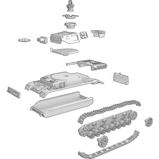 15mm WW2 German Panzer IV Tank (5)
