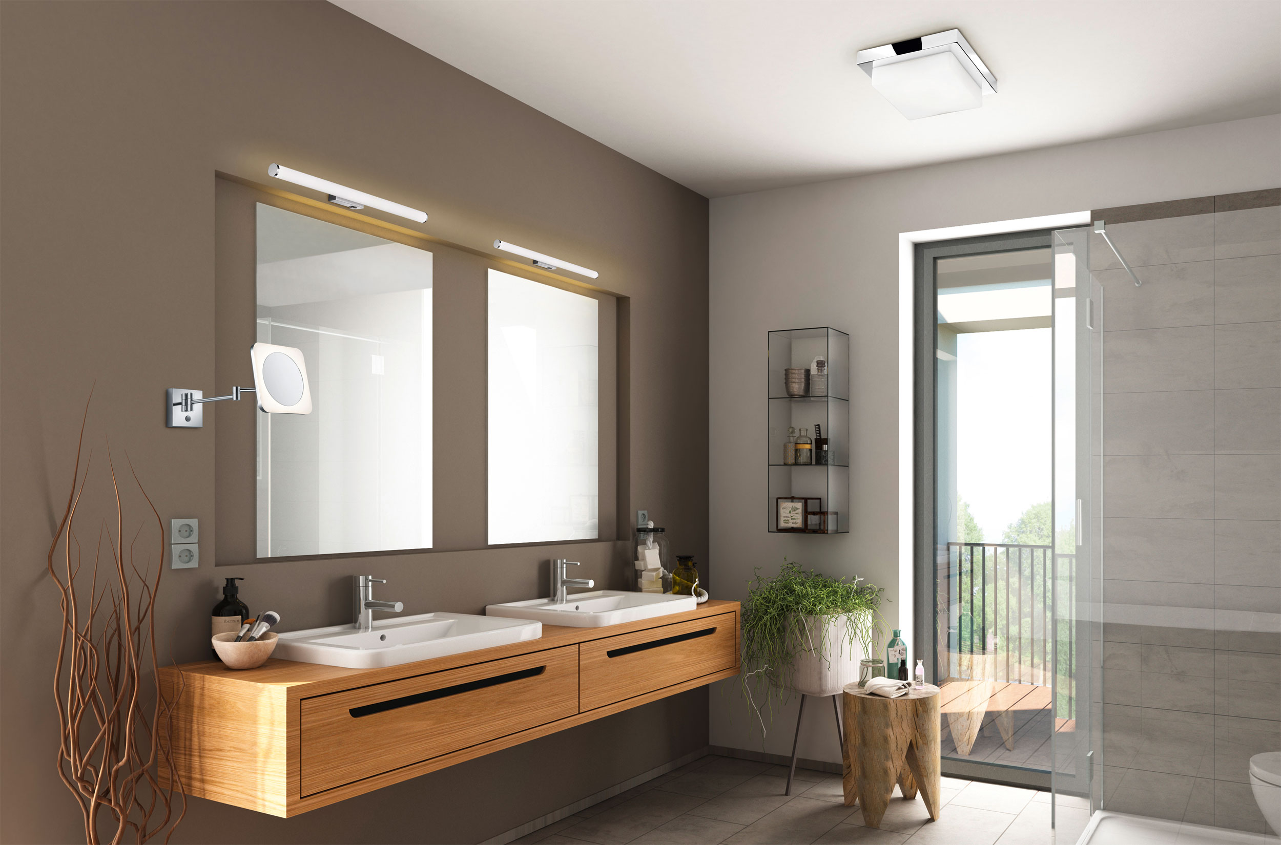 Trio LeuchtenLED-Wandleuchte 1flg