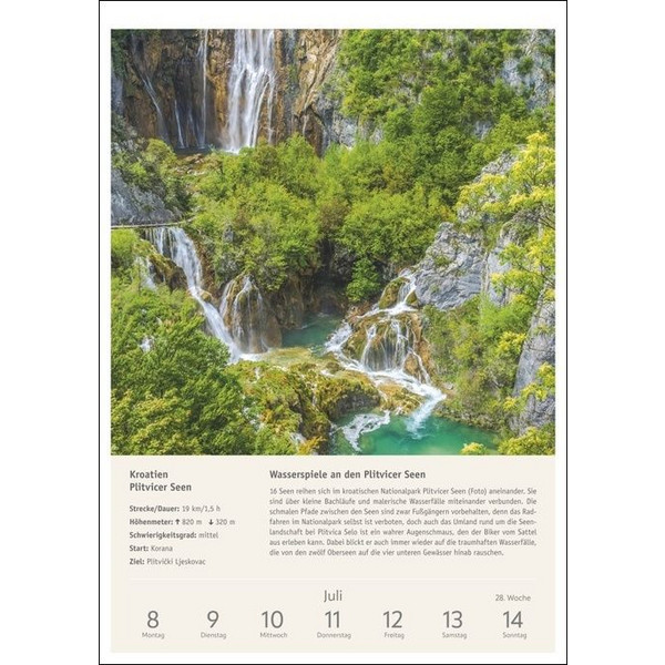 RADWANDERLUST WOCHEN-KULTURKALENDER 2024 - Kalender