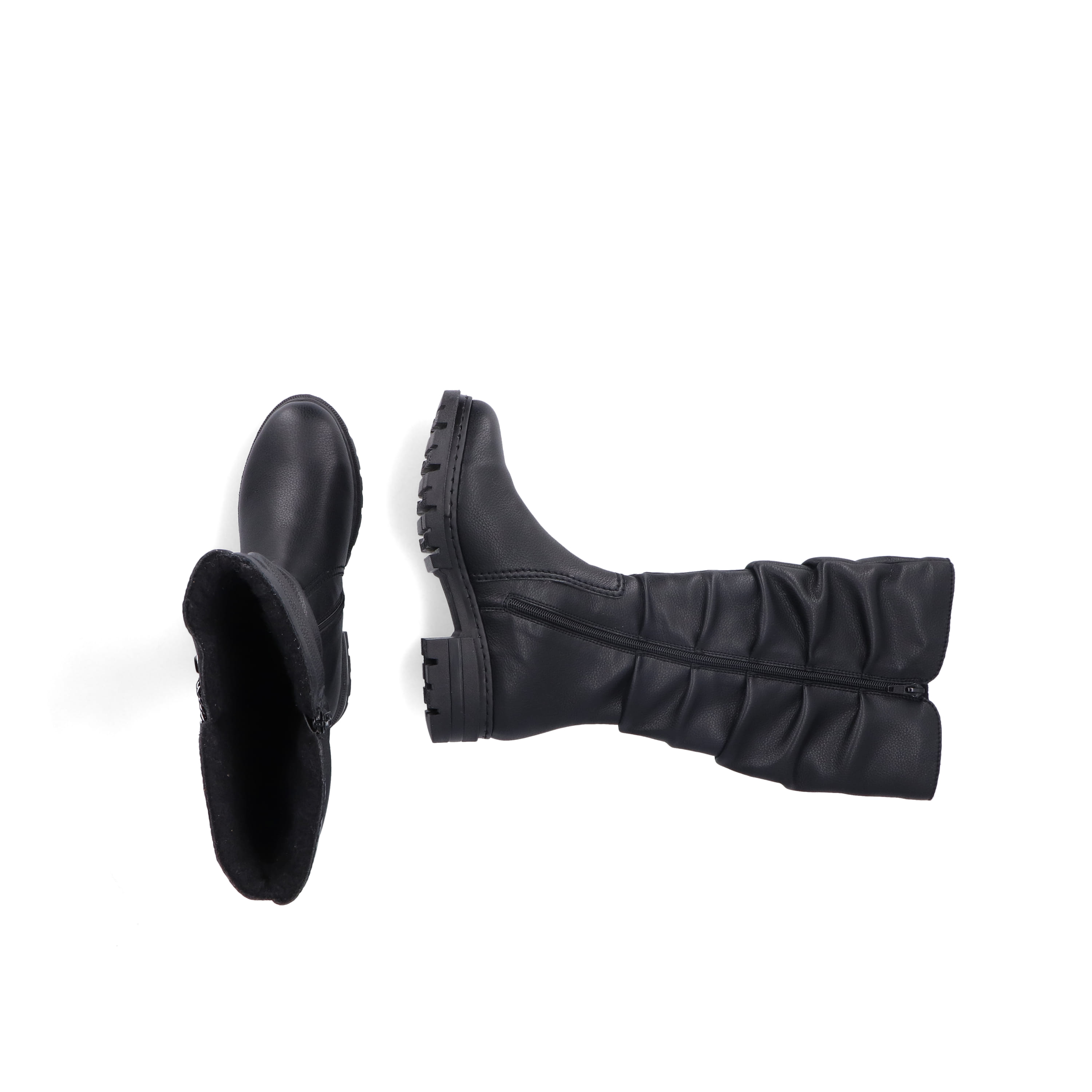 Rieker Damen Hochschaftstiefel nachtschwarz