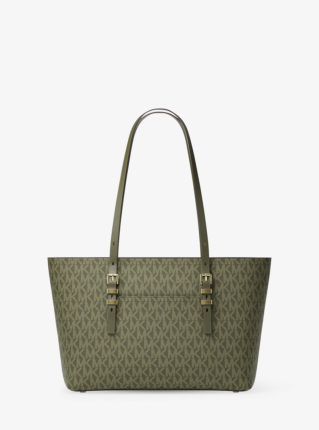 Quinn Medium Signature Logo og Skinnveske – IVY
