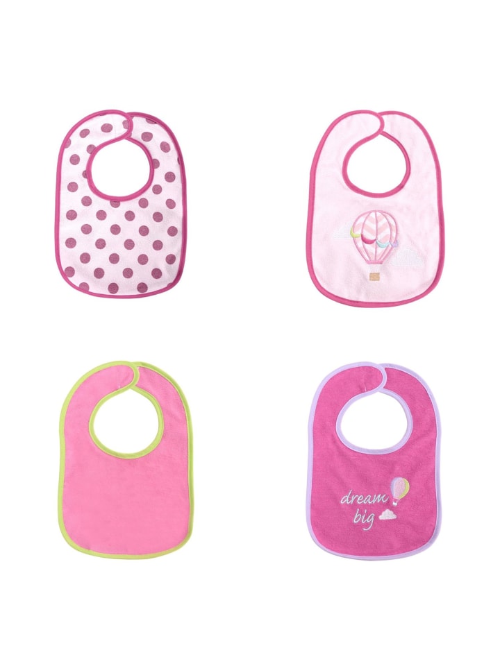 BABY CARE Babylatz 7-teiliges Set in rosa günstig kaufen onesize