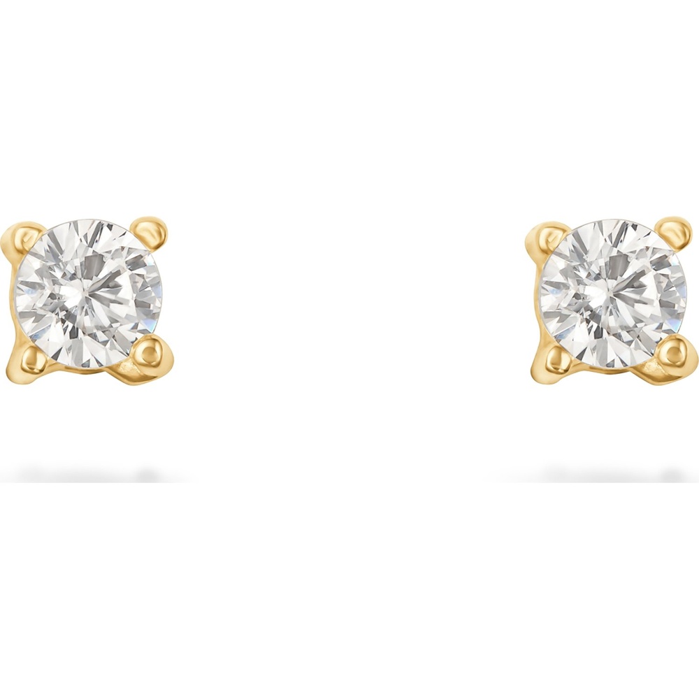 FAVS Boucles d'oreilles à fermoir à poussette 585 Or jaune Boucles d'oreilles