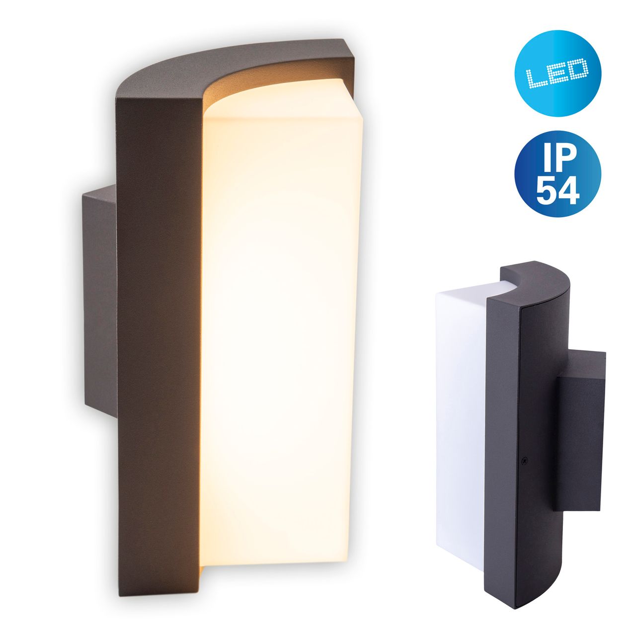 Näve Leuchten LED Außen Wandleuchte 