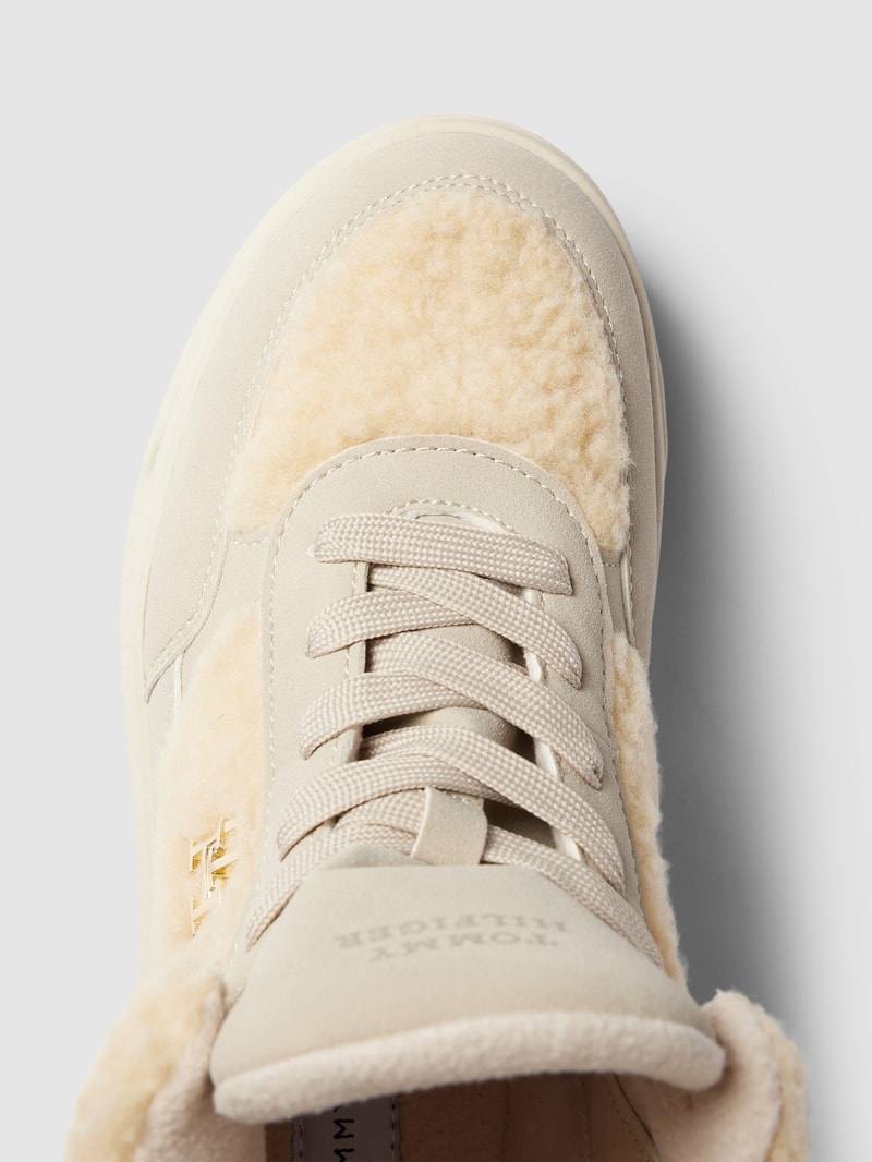 Boots mit Schnürverschluss Modell 'PAULENE' in beige