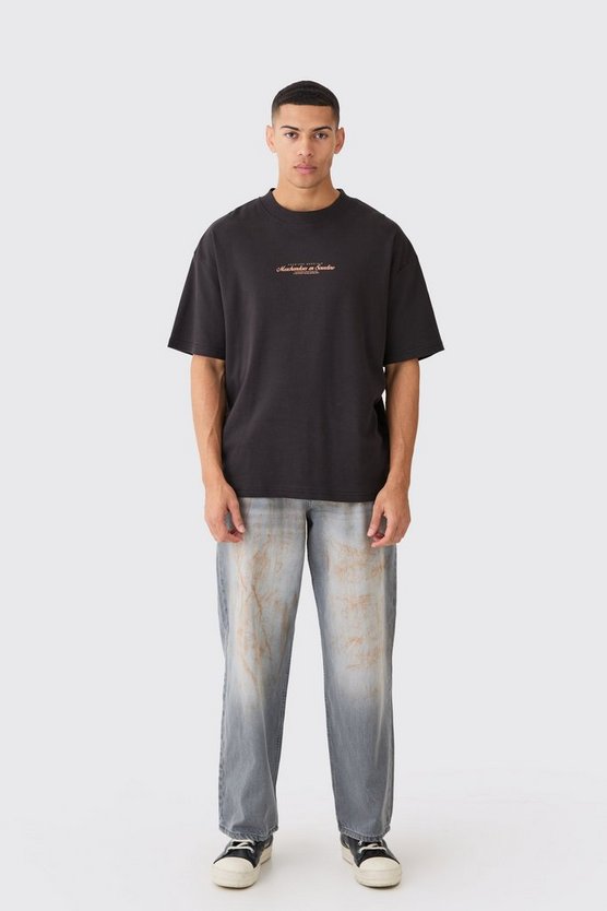 Oversize T-Shirt mit Print