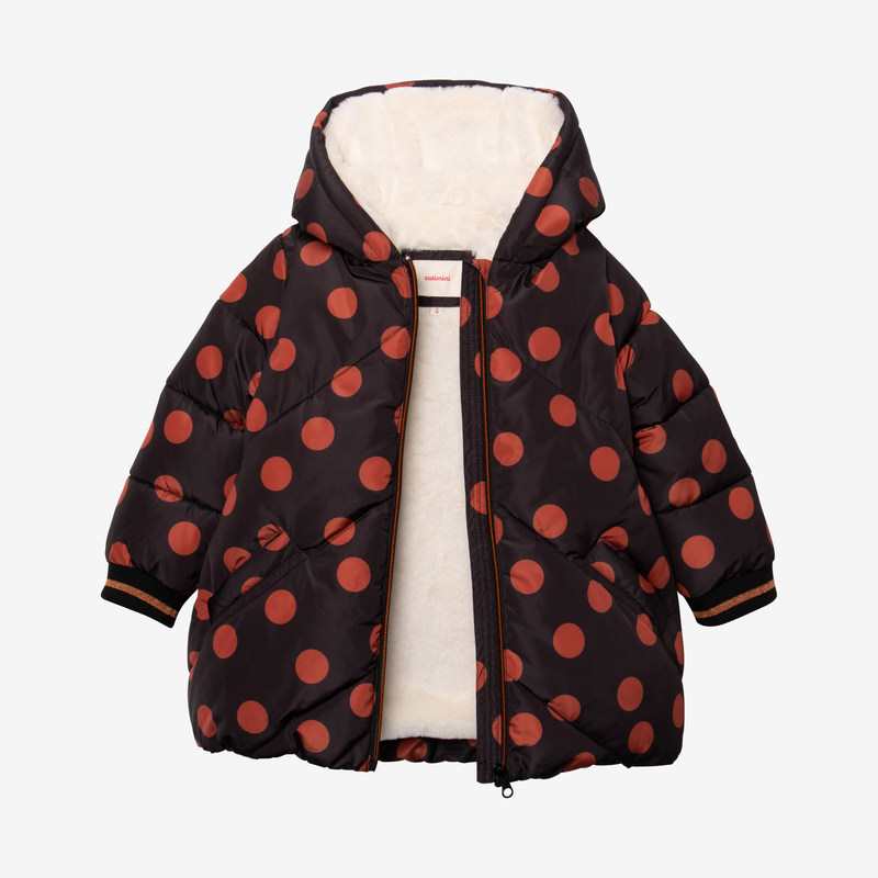 Doudoune bébé fille pois Catimini