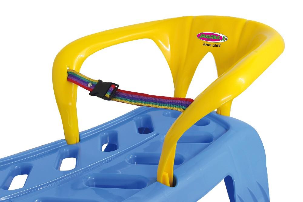 Jamara e.K. JAMARA Snow Play Schlitten Snow-Star 90cm blau mit Lehne