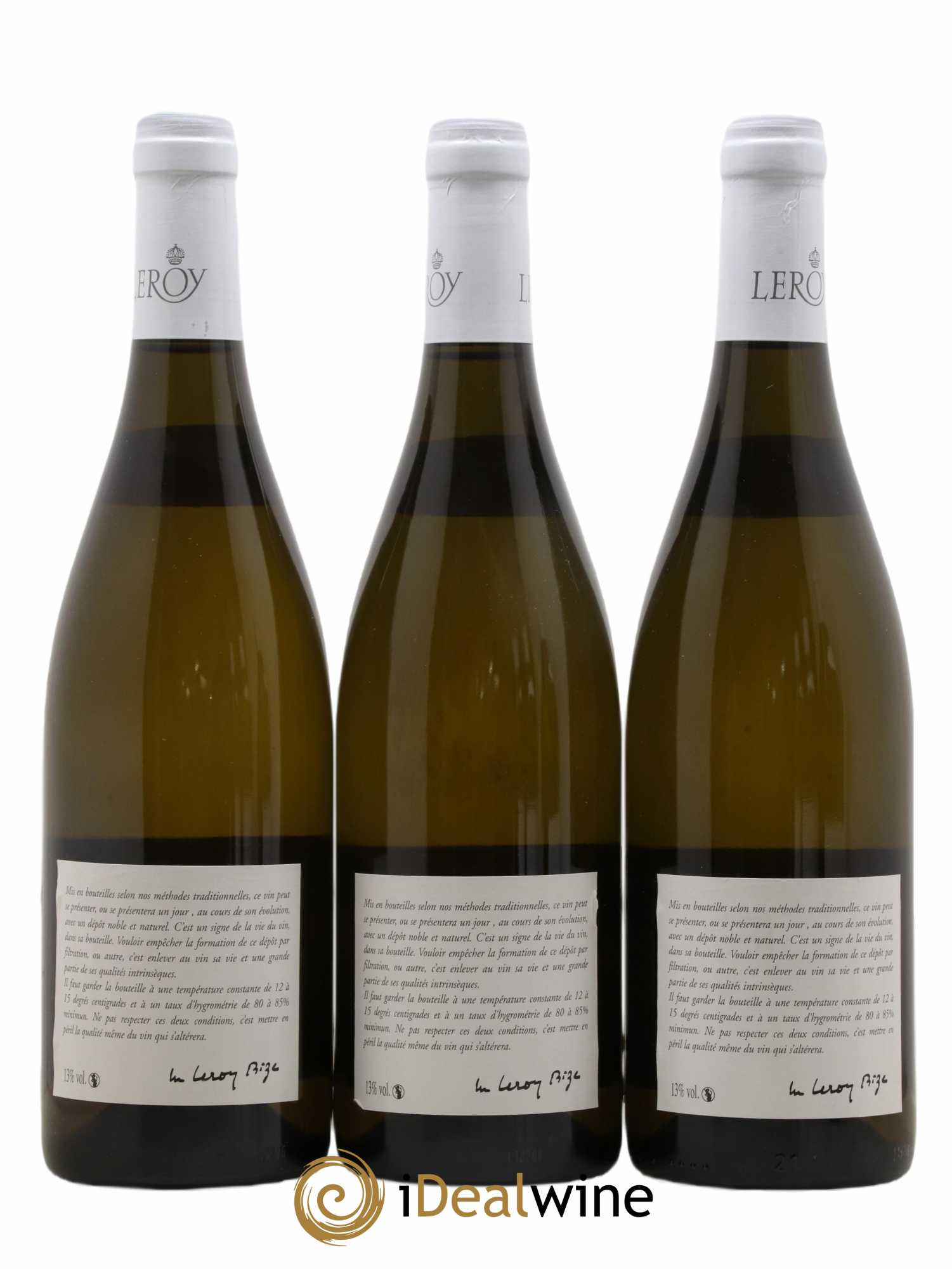 Meursault 1er cru Les Genevrières Leroy SA  2018 - Lot de 6 Bouteilles