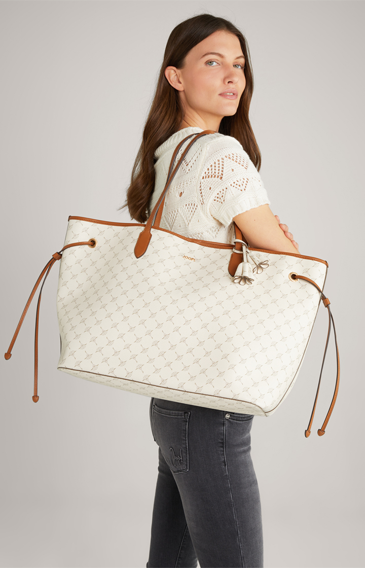Maxi-Shopper Cortina Lara in Offwhite