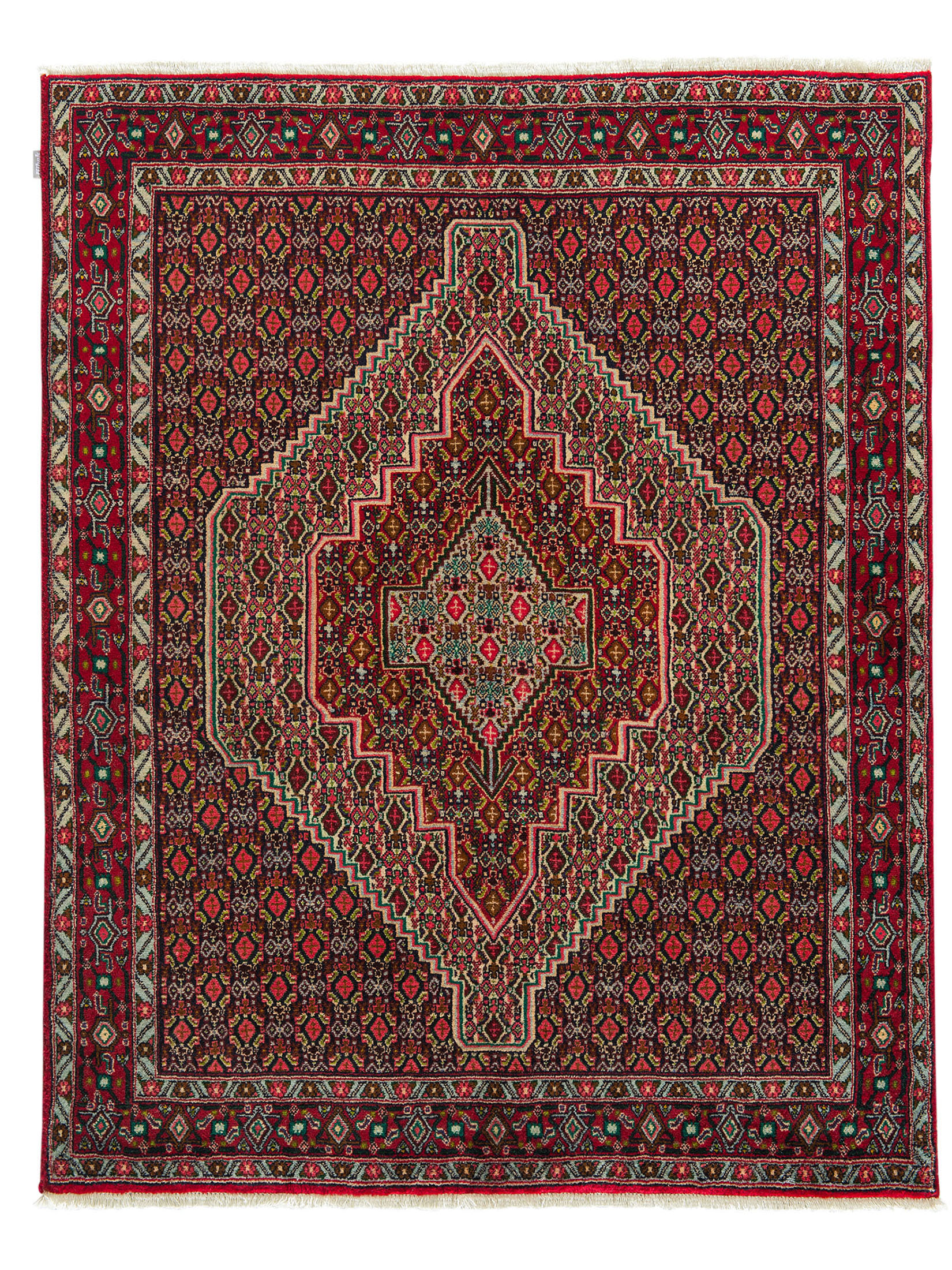 Senneh ca. 128 x 160 cm, Unikat / Einzelstück