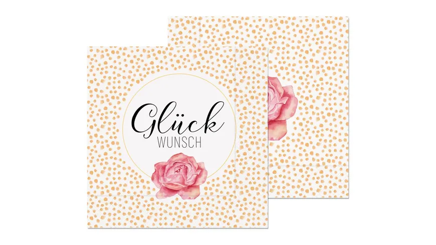 Geschenk für Dich Serviette Glückwunsch