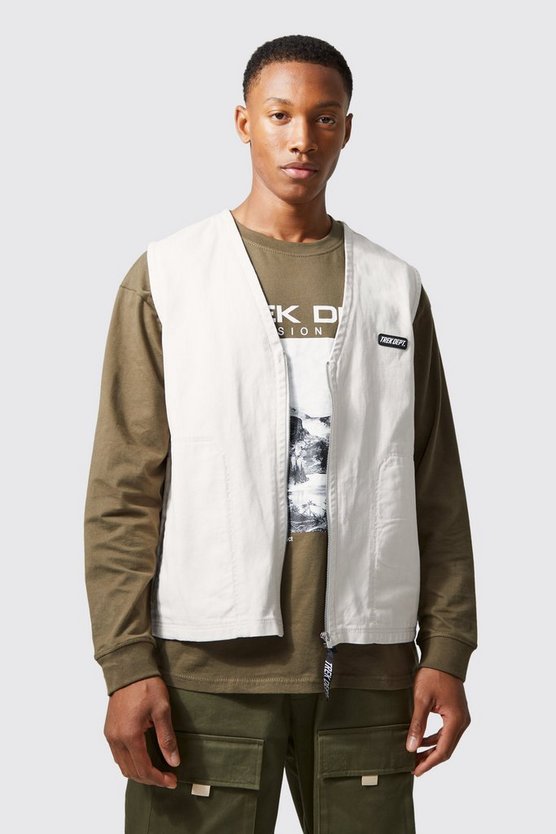 Man Active Twill Utility-Tanktop