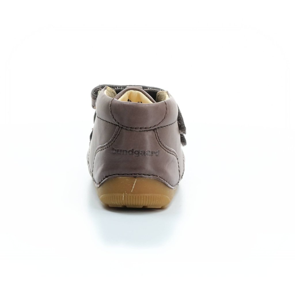 Bundgaard Petit Velcro Brown dunkel braune Mid Cut Barfußschuhe