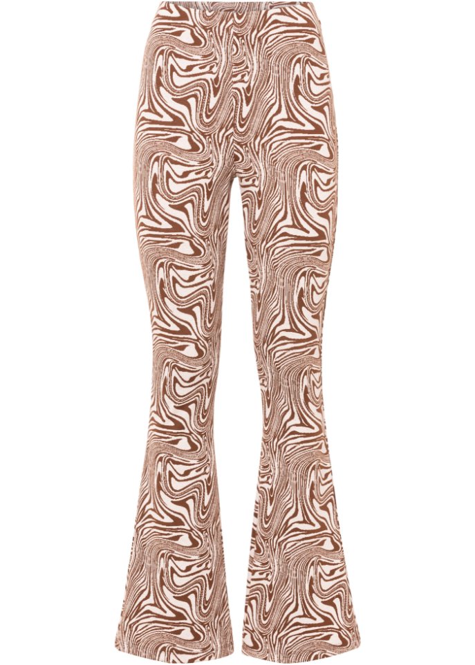 Jersey-Hose mit Schlag