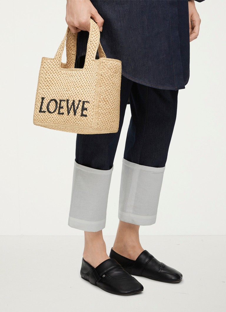Mała torba typu tote LOEWE z rafii