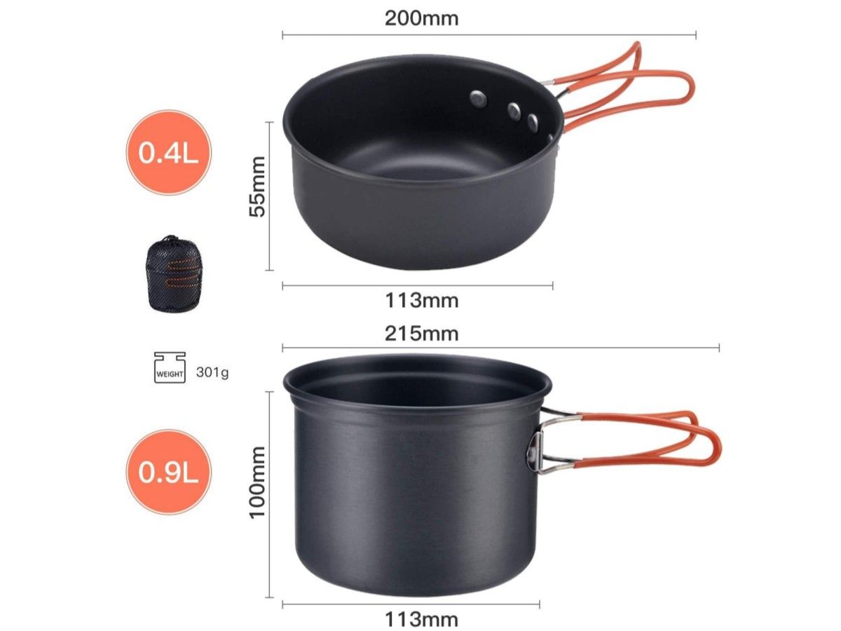 Bulin Nested Storage 2-teilig Topfset
