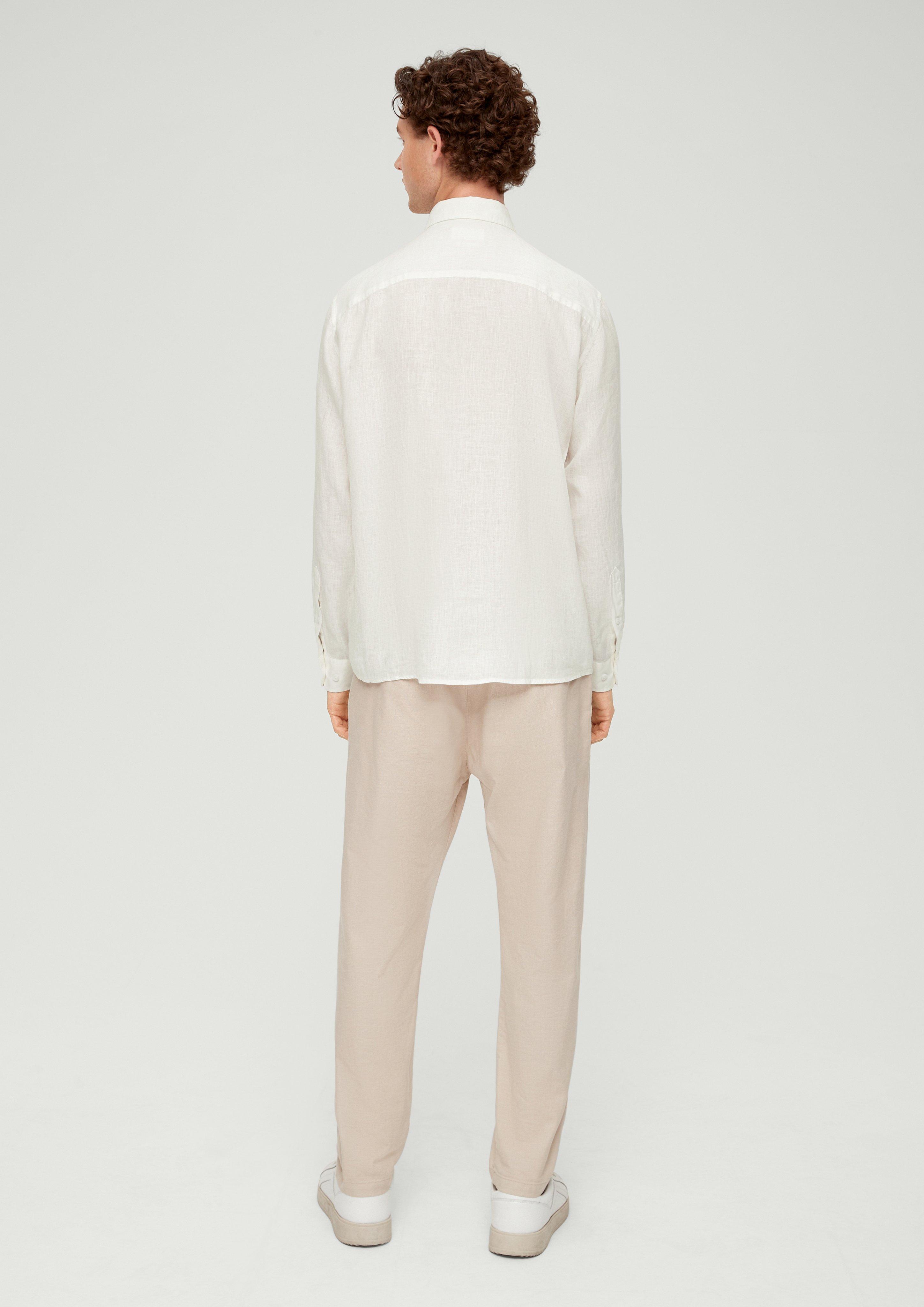 Leinenhemd mit Button-Down-Kragen  2127510-0120