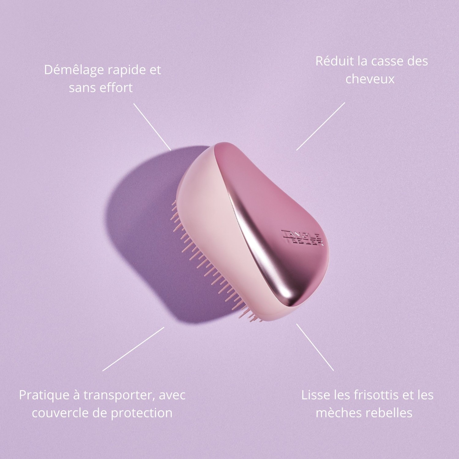 „Tangle Teezer“ šepetėlis „Rose Gold“ (juodas)