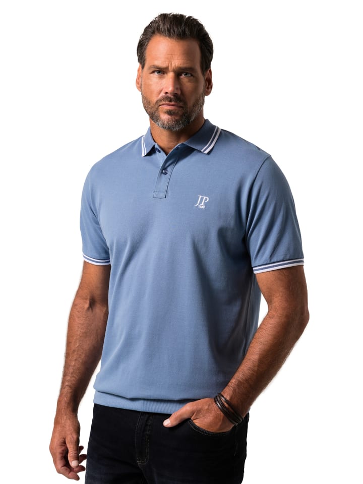 JP1880 Poloshirt in jeansblau günstig kaufen