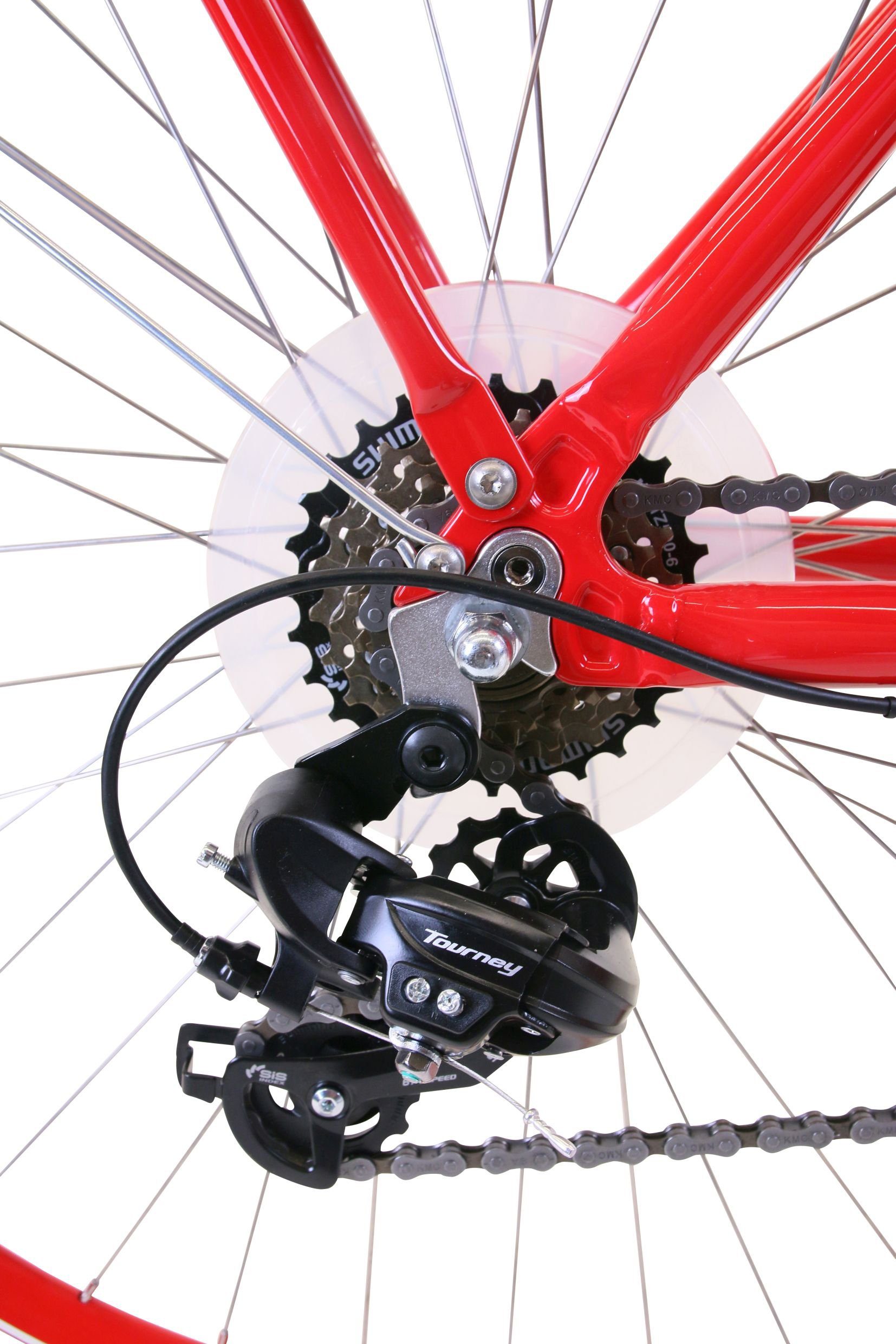 FASHION LINE Cityrad, 6 Gang Shimano TOURNEY TY 300 Schaltwerk, Kettenschaltung