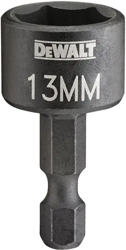 DeWalt Zubehör DT7464-QZ IMPACT magnetischer Sechskant-Steckschlüssel 13 mm