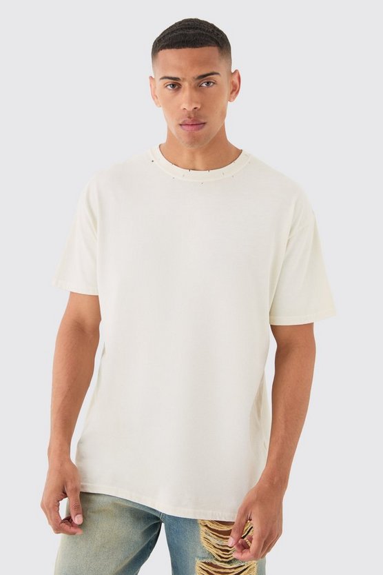 Zerrissenes Oversize T-Shirt