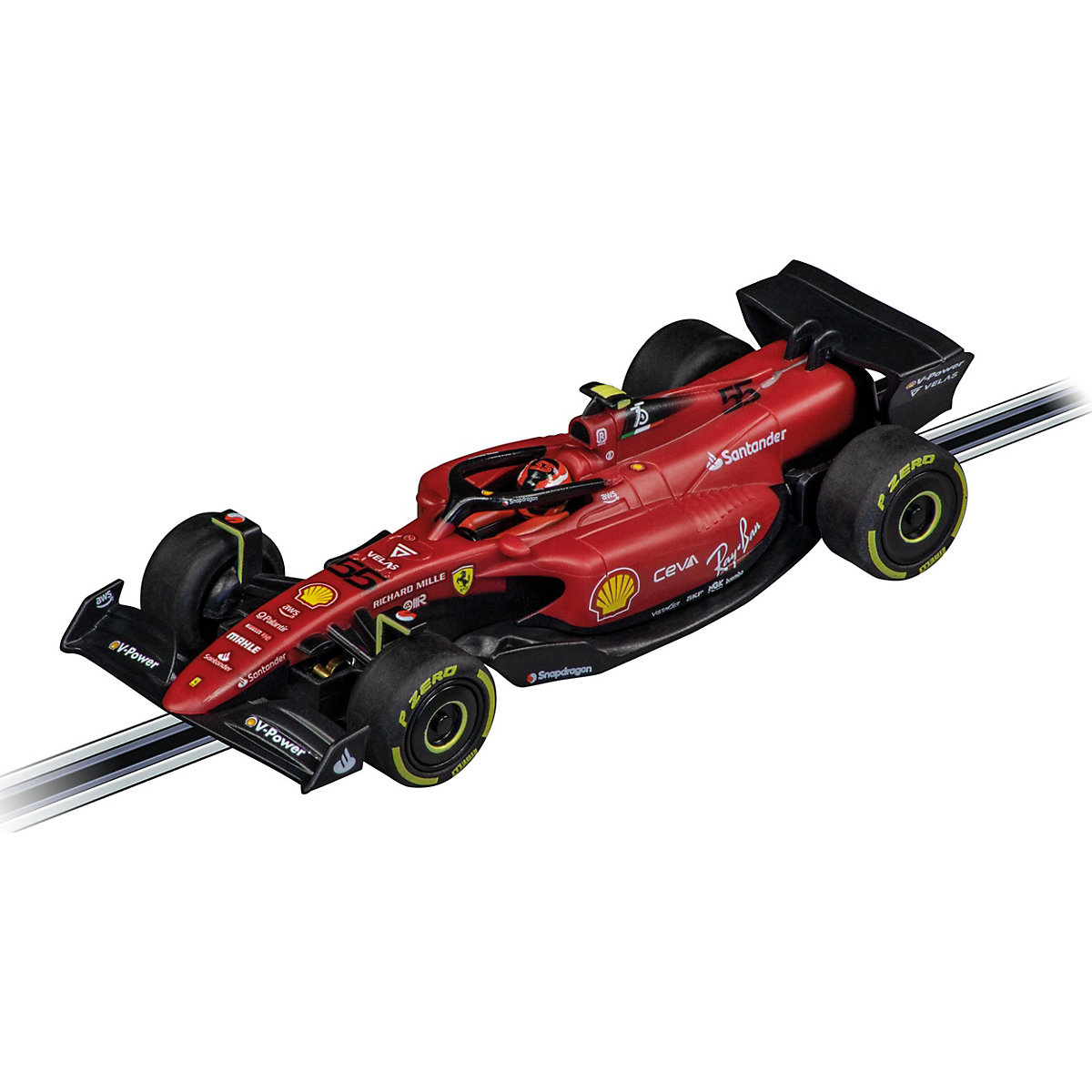 CARRERA GO!!! - Slot Car - Ferrari F1-75 ,,,"Sainz, No.55,,,"
