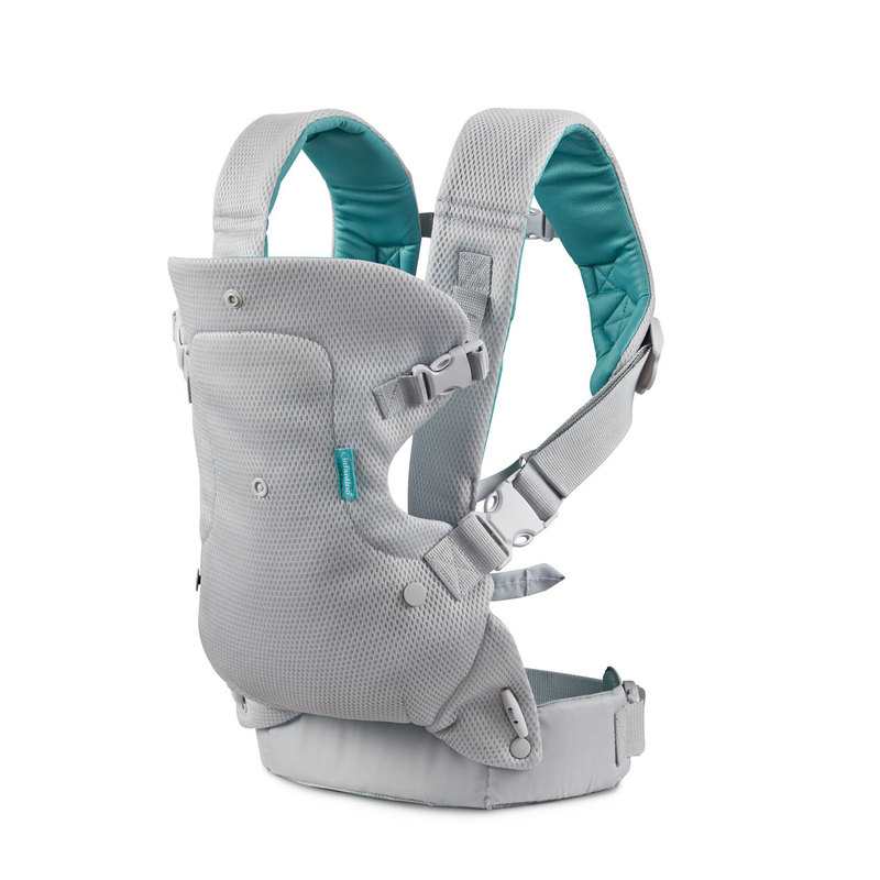 Porte-bébé Flip Ergo 4 en 1 Convertible Air gris et bleu mesh Infantino