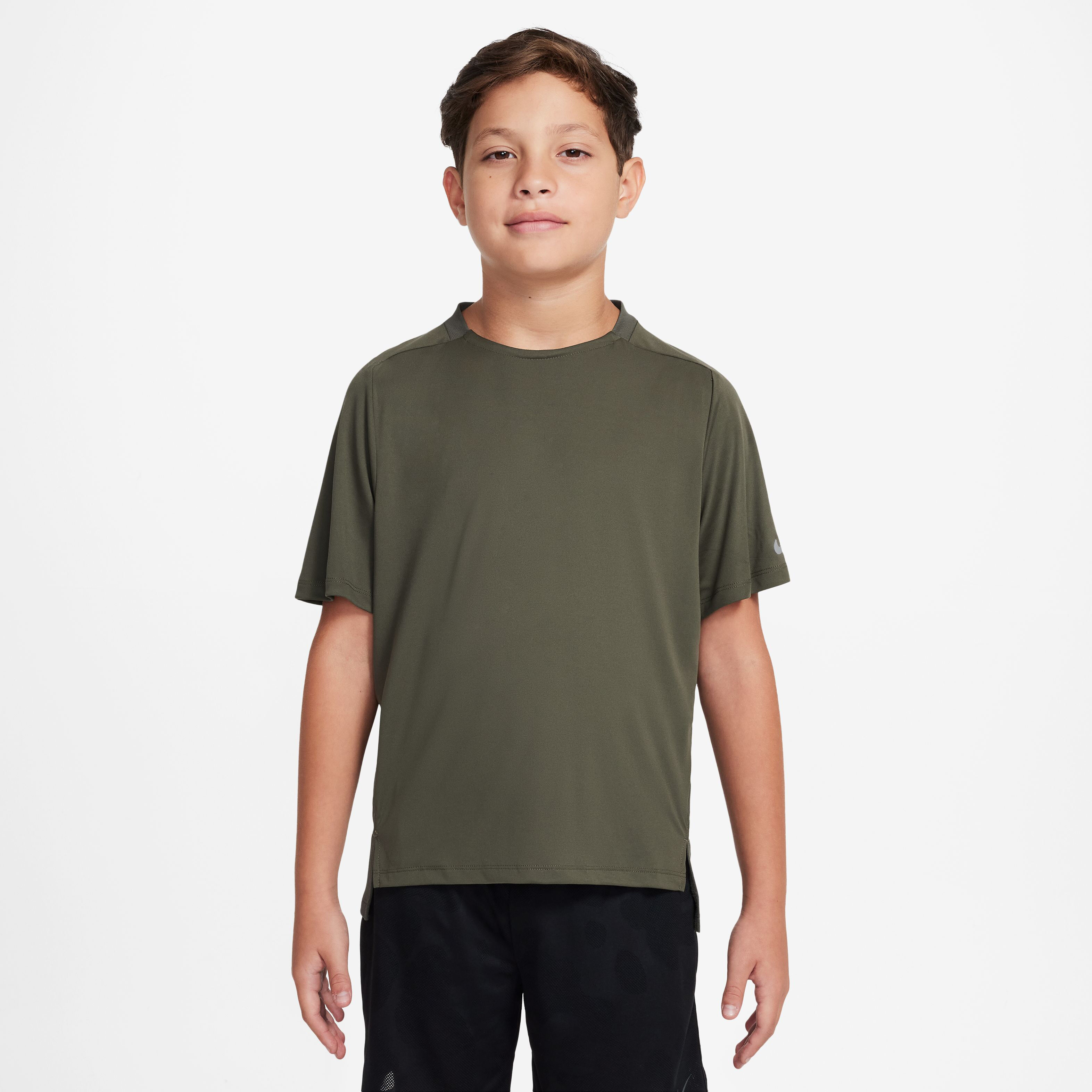 Dri-Fit Multi Tech Laufshirt Jungen - Khaki