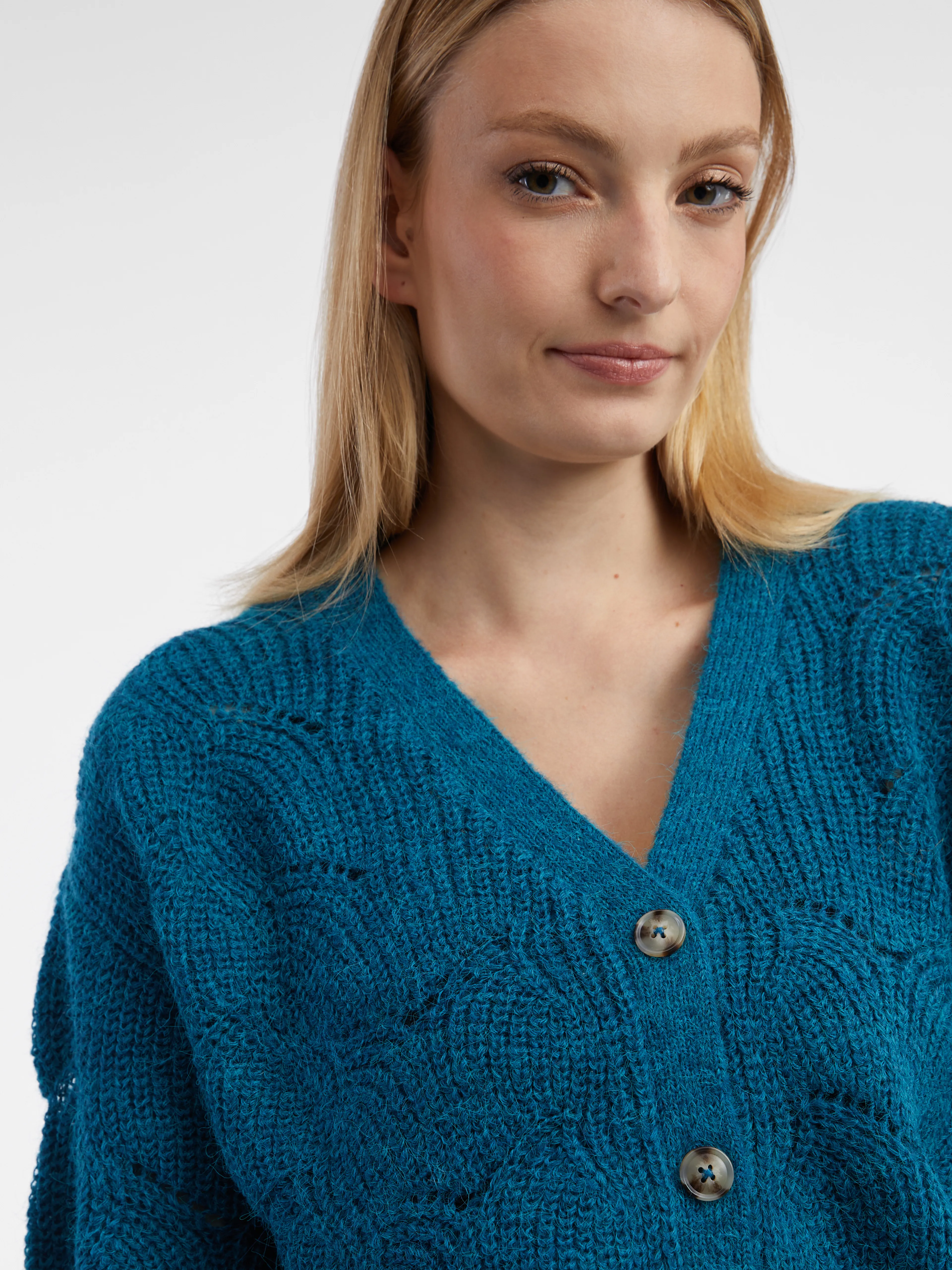 Blaue Damen Strickjacke ORSAY