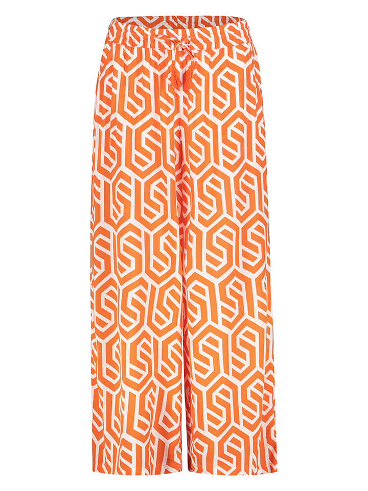 Sublevel Hose in Weiß/ Orange günstig kaufen