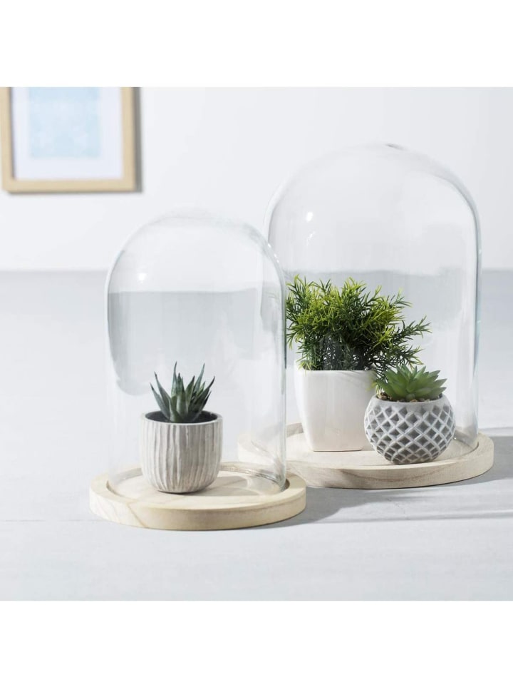 Atmosphera Créateur d'intérieur Deko-Glaskuppel in transparent günstig kaufen onesize