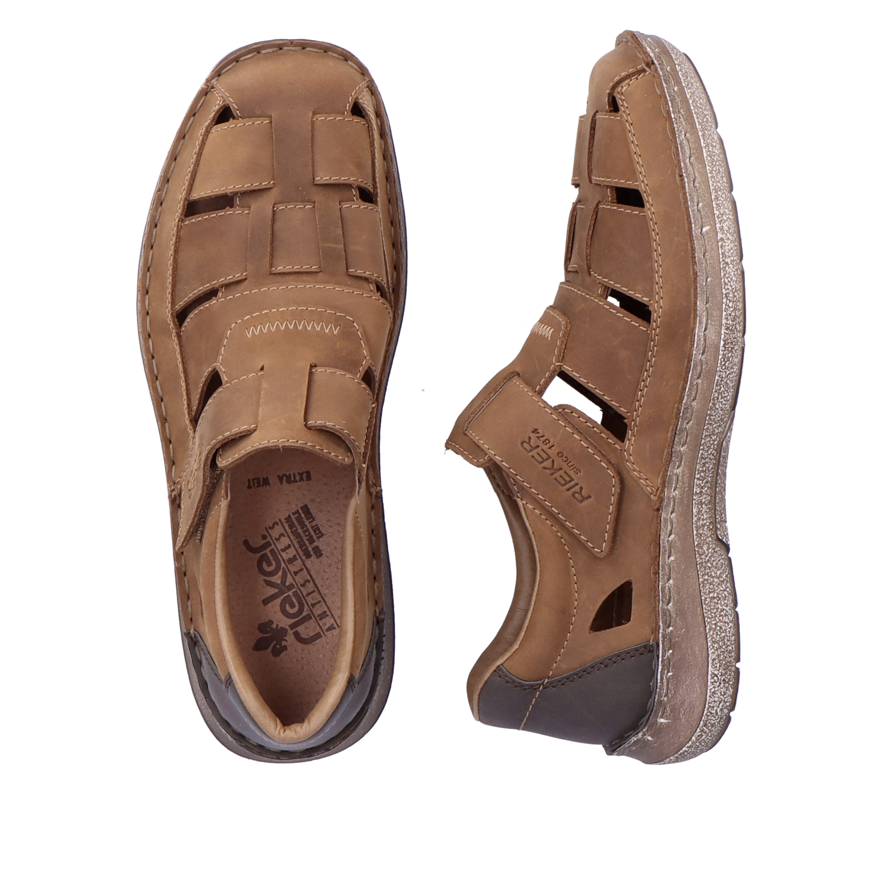 Rieker Herren Slipper espressobraun