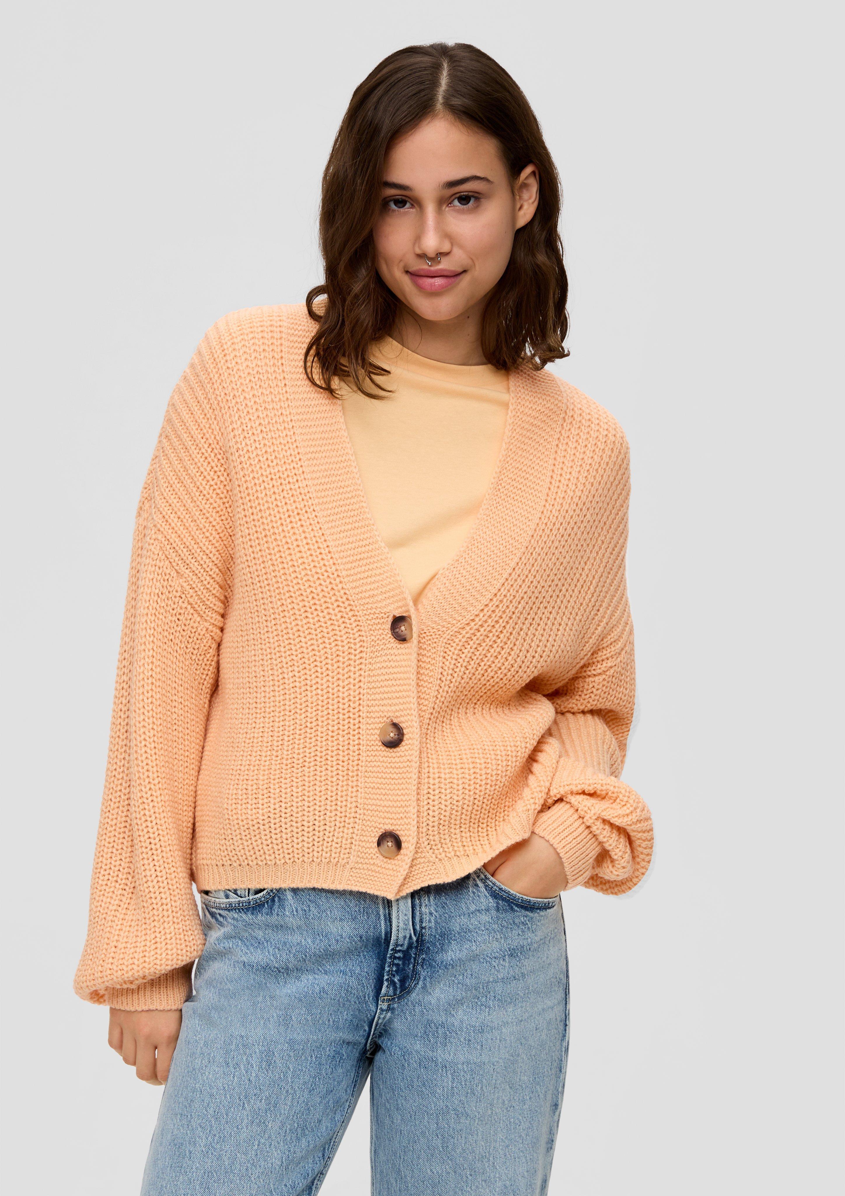 Strickjacke mit V-Ausschnitt  2140592-2101