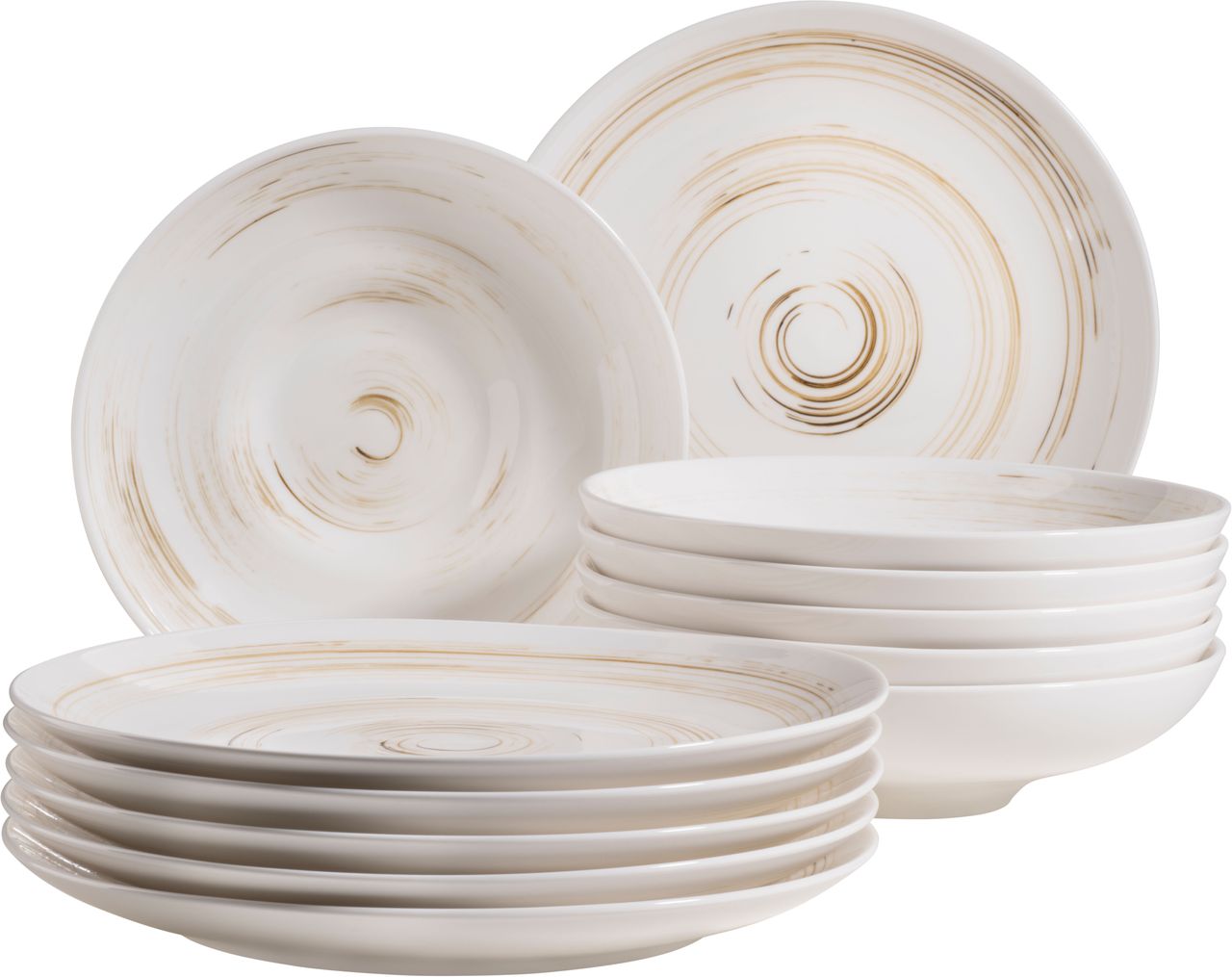 Mäser Serie Derby, Tafelservice 12 teilig. für 4 Personen