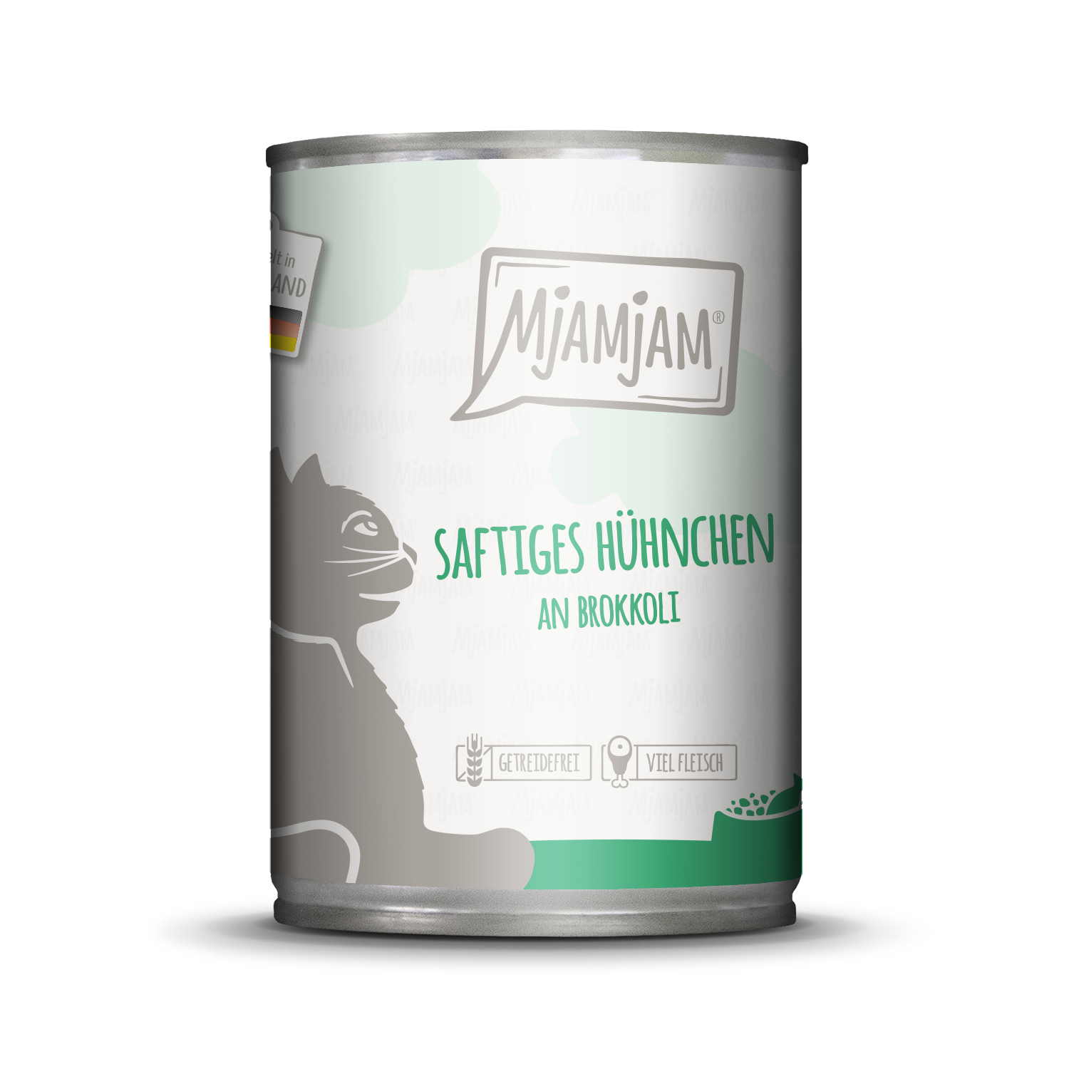 MjAMjAM Nassfutter MjAMjAM 6x400g saftiges Hühnchen an Brokkoli