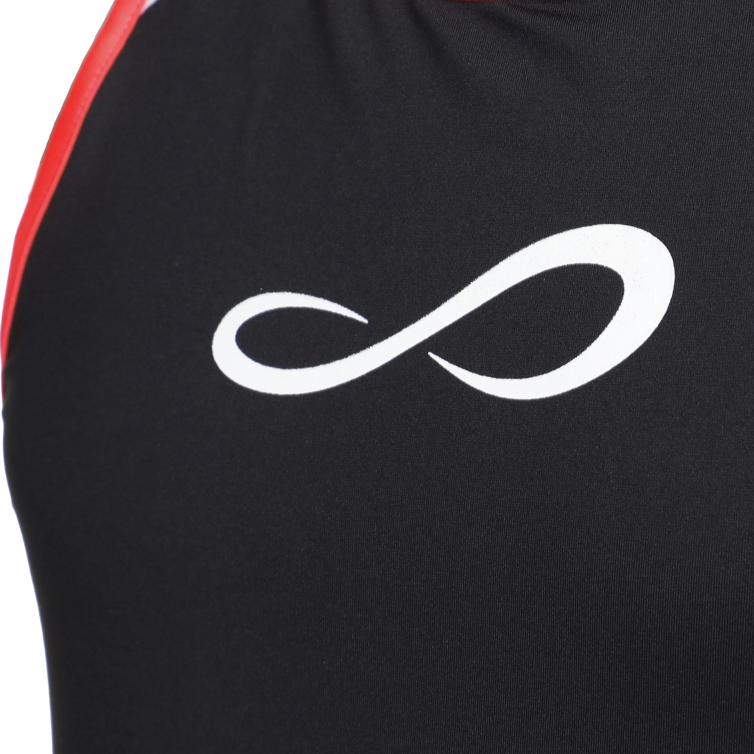 Minimal Tank-Top Mädchen - Schwarz, Rot