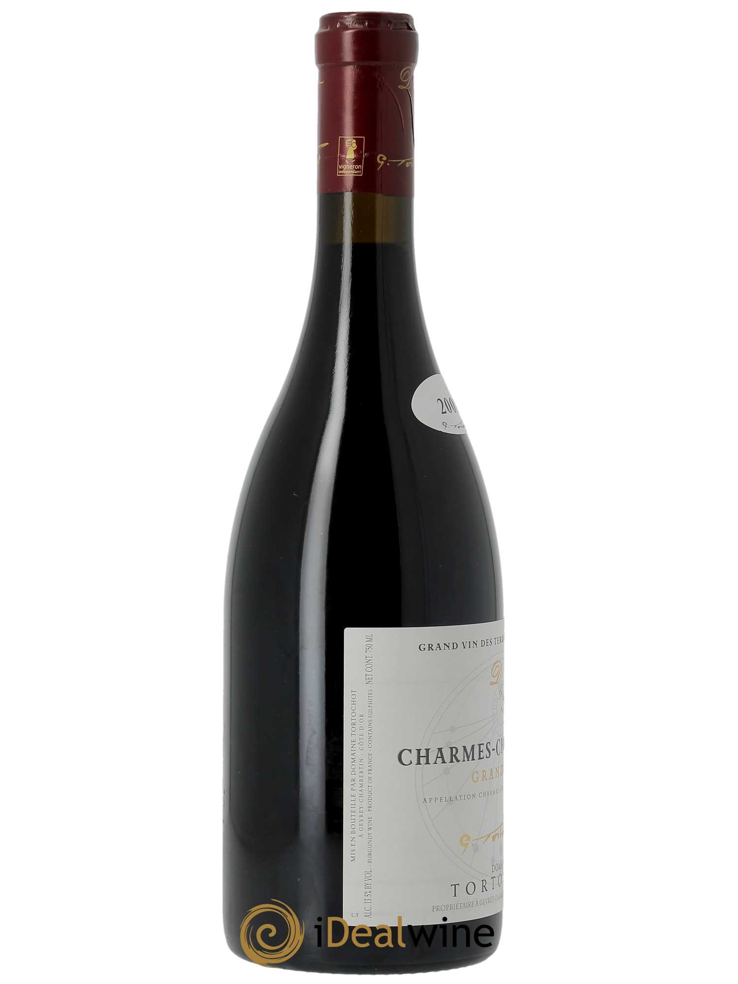 Charmes-Chambertin Grand Cru Tortochot (Domaine)  2008 - Lot de 1 Bouteille