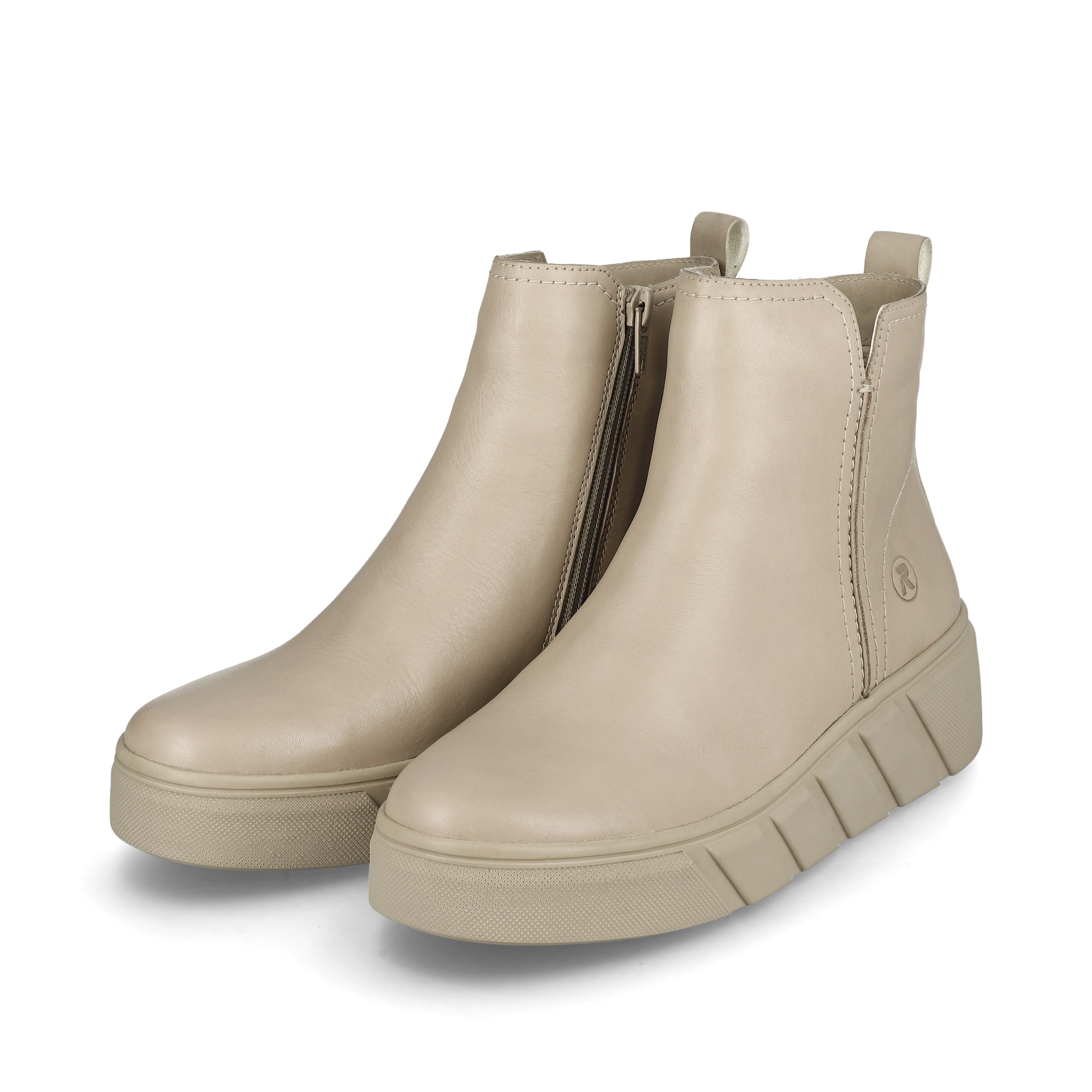 Rieker Damen Kurzstiefel creme beige