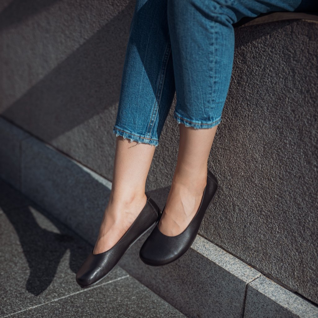 Angles Nomia Black K schwarze Ballerinas
