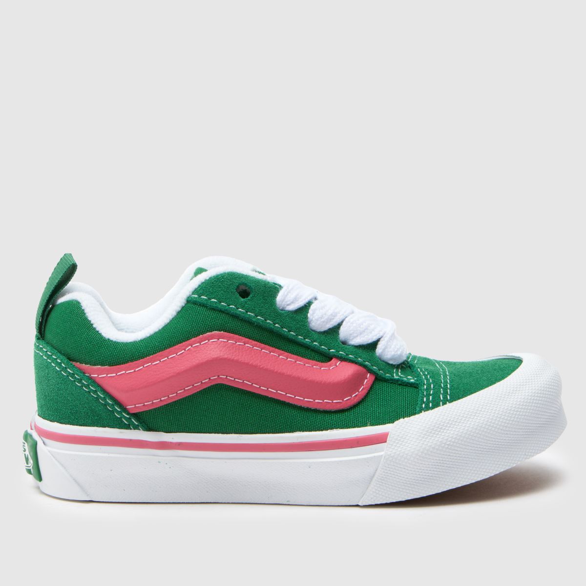 Vans mörkgröna knu skool Girls Junior trainers