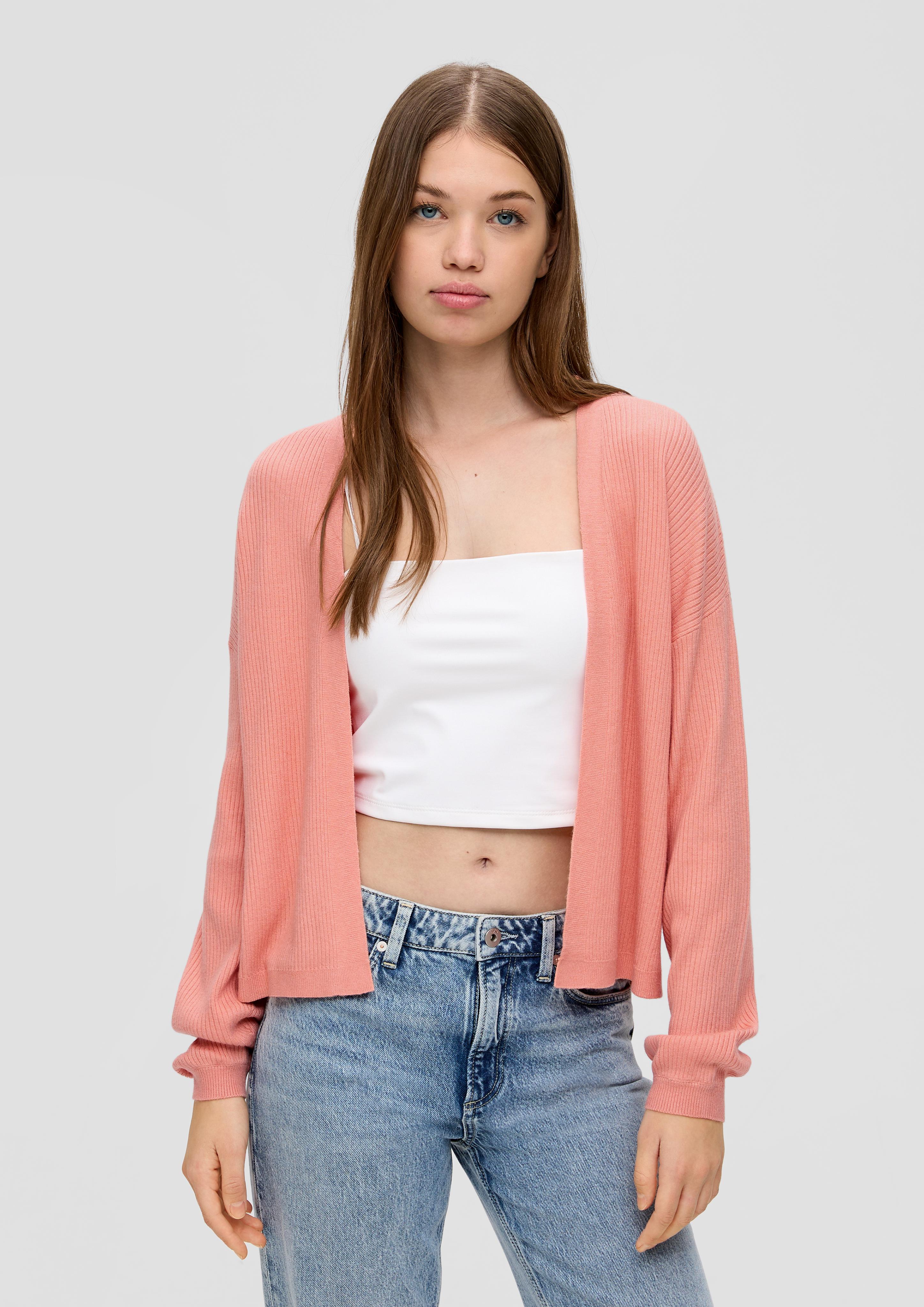 Rippstrick-Cardigan im Loose Fit  2144098-2108