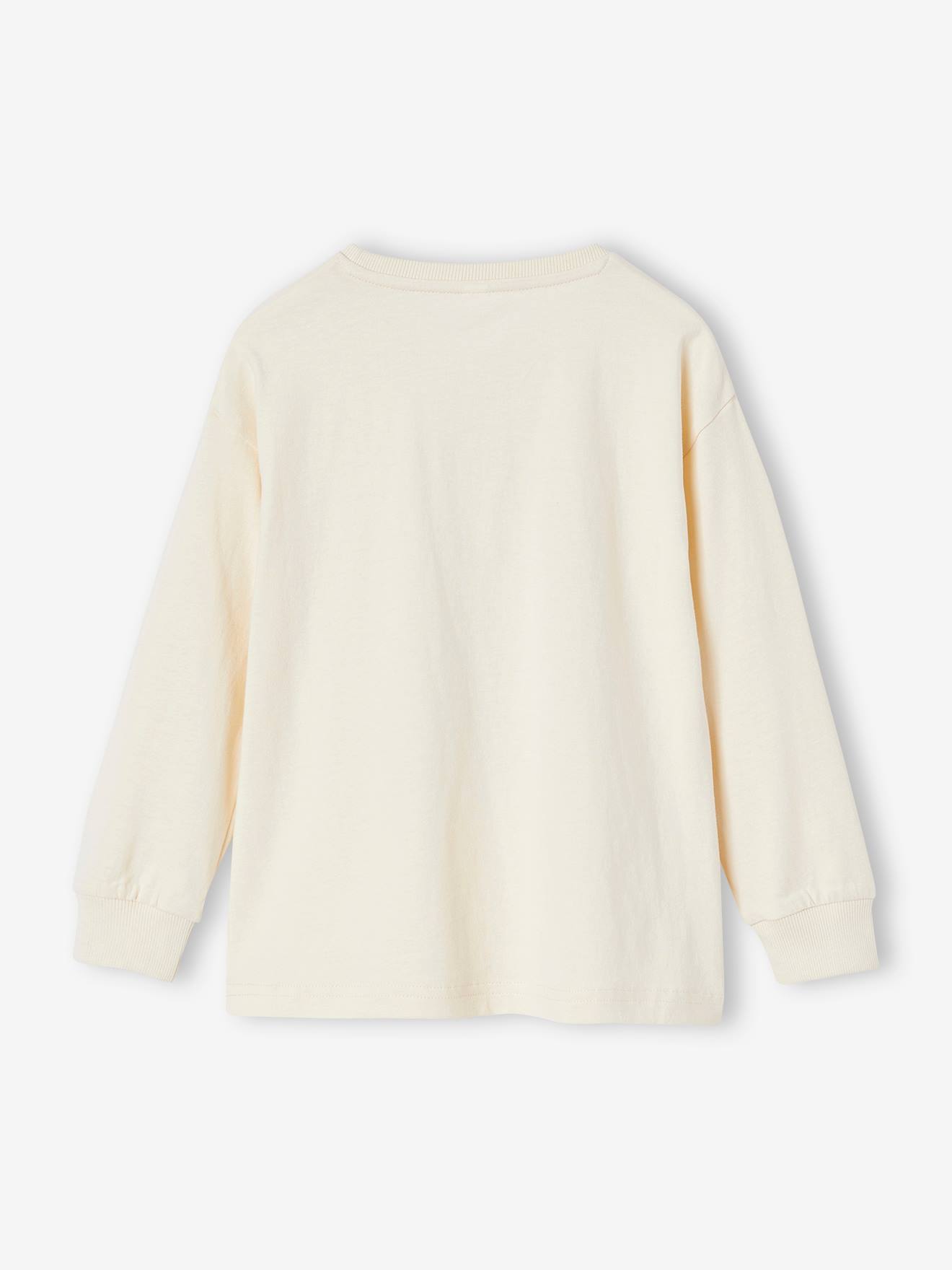 Tee-shirt motif farmer garçon ecru