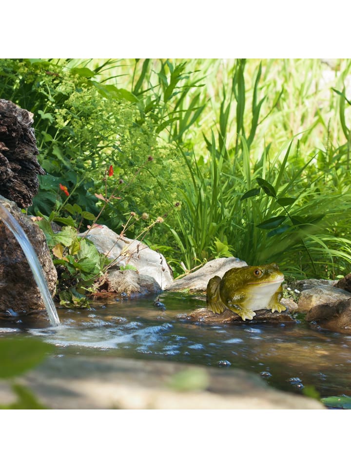 relaxdays Gartenfigur Frosch in Grün günstig kaufen onesize