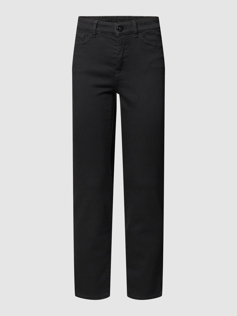 Slim Fit Jeans mit 5-Pocket-Design Modell 'SILEA' in schwarz
