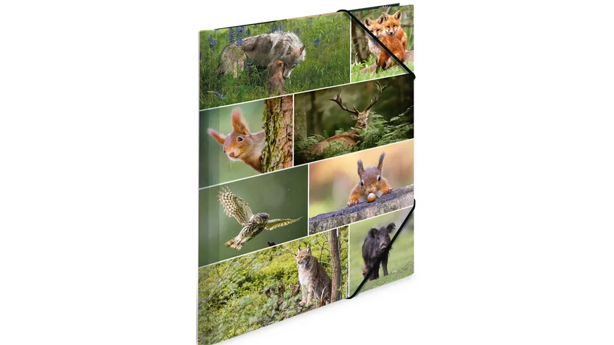 HERMA Sammelmappe A3 Karton Waldtiere